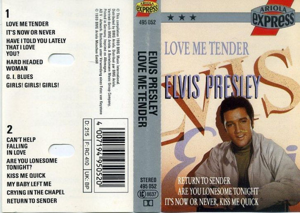 CD - ELVIS PRESLEY: The Number One Hits - Don't Be Cruel / Love Me  Tender + 78635638226