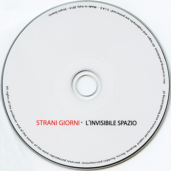 Album herunterladen Strani Giorni - LInvisibile Spazio