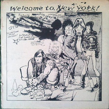 The Rolling Stones – Welcome To New York! (1989, Grey Marbled 
