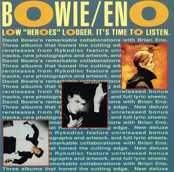 David Bowie – Bowie / Eno Sampler (1991, CD) - Discogs