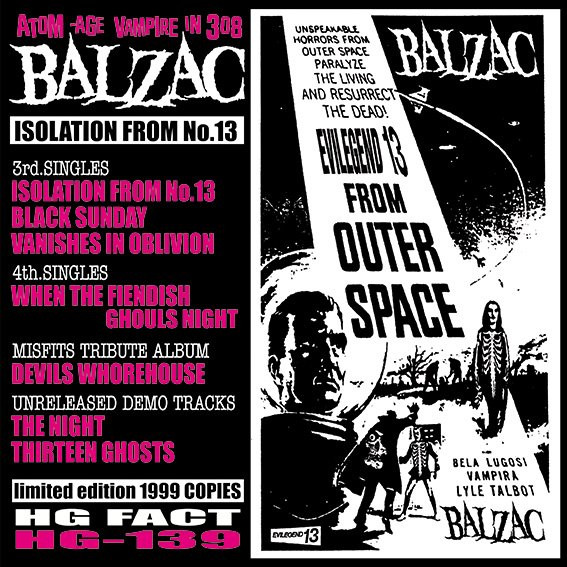 Balzac – Isolation From No. 13 (1999, Vinyl) - Discogs