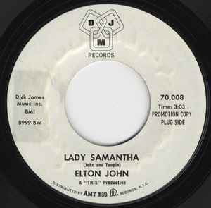 Elton John - Lady Samantha album cover
