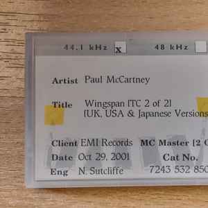 Paul McCartney - Wingspan - (UK, USA, & Japanese version) TC 2 of 2