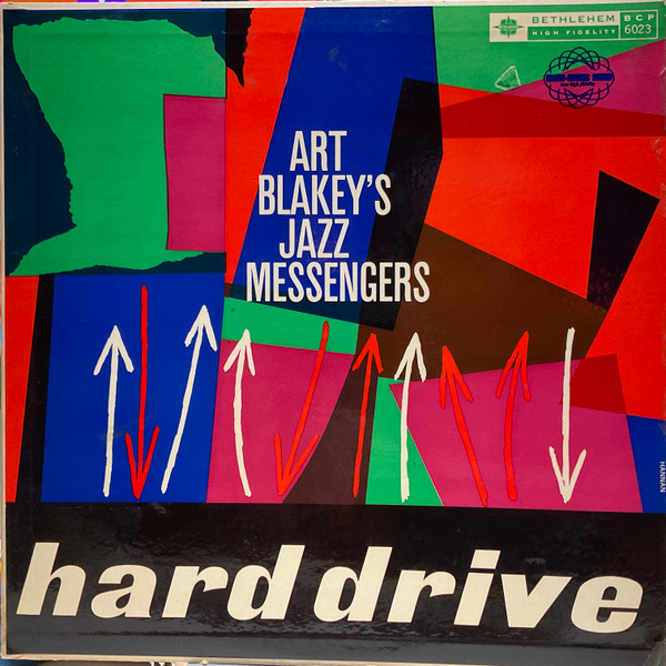 Art Blakey's Jazz Messengers – Hard Drive (1957, Abstract Cover 