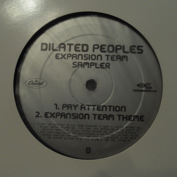 Dilated Peoples – Expansion Team Sampler (2001, Vinyl) - Discogs