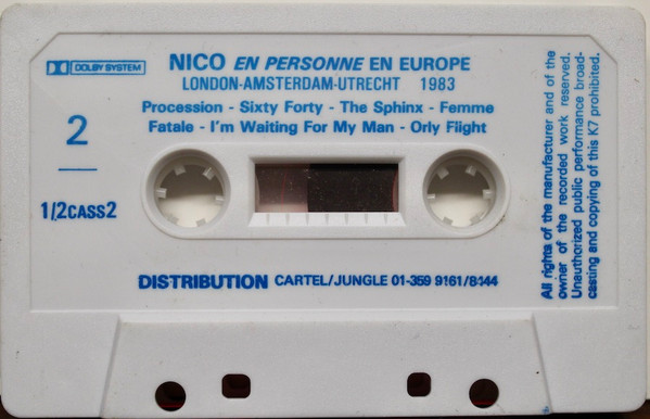 Album herunterladen Nico - En Personne En Europe