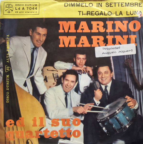 Marino Marini Ed Il Suo Quartetto – Ti Regalo La Luna (Vinyl) - Discogs