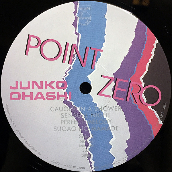 Junko Ohashi – Point Zero (1983, Hype Sticker, Vinyl) - Discogs