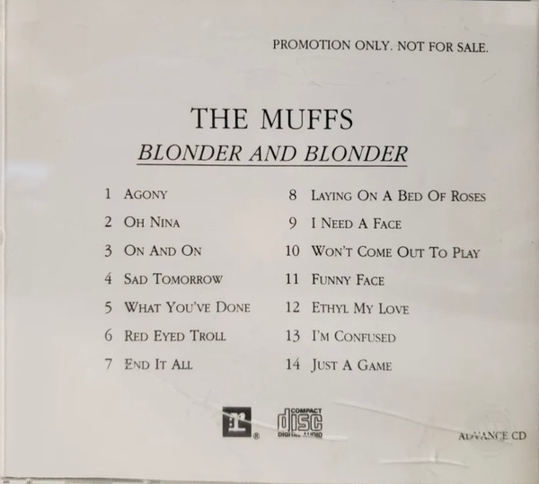 The Muffs – Blonder And Blonder (2016, Baby Blue Marbled, Vinyl 