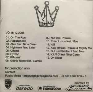 MB 1000 - King Album-Cover