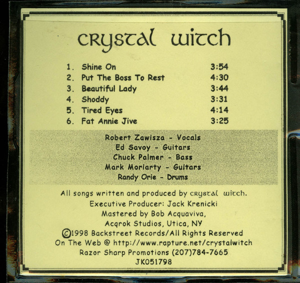 baixar álbum Crystal Witch - Crystal Witch