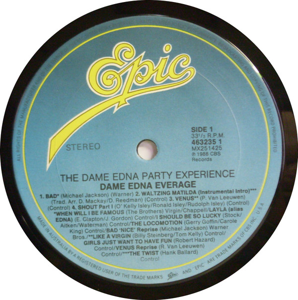 baixar álbum Dame Edna - The Dame Edna Party Experience