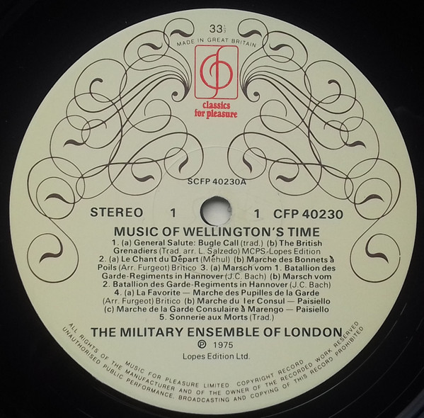 ladda ner album The Military Ensemble Of London - Music Of Wellingtons Time