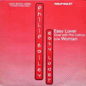 Philip Bailey - Easy Lover (Extended Dance Remix) b/w Woman album cover