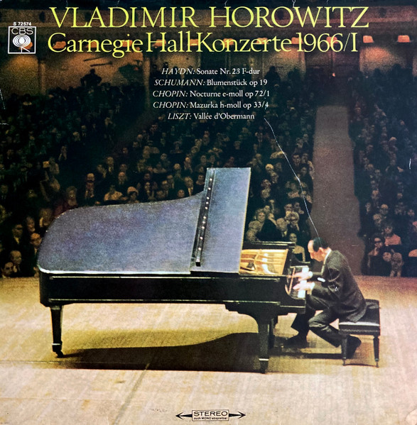 Vladimir Horowitz – Vladimir Horowitz In Der Carnegie Hall 1966/I (Vinyl) -  Discogs