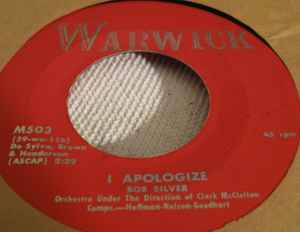 Bob Silver I Apologize I Wanna Dance Cha Cha 1959 Vinyl