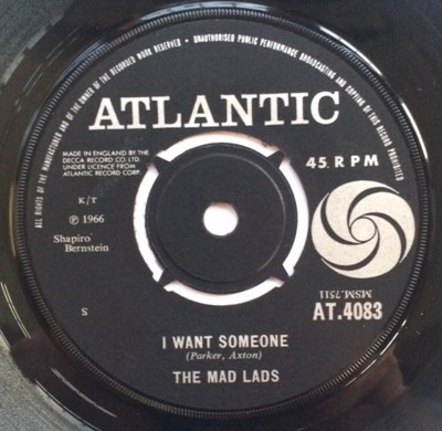 The Mad Lads – I Want Someone (1966, Vinyl) - Discogs