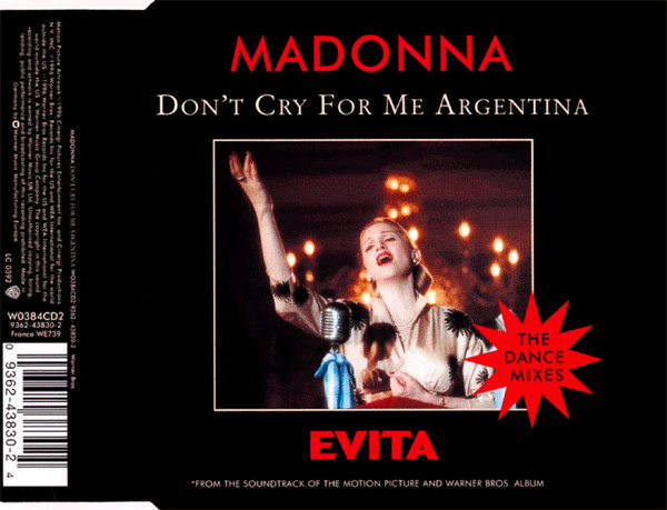 Madonna - Don't Cry For Me Argentina | Releases | Discogs