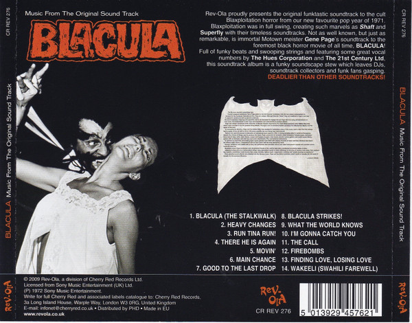 lataa albumi Gene Page - Blacula Music From The Original Sound Track