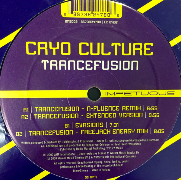 télécharger l'album Cryo Culture - Trancefusion