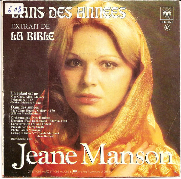 Album herunterladen Jeane Manson - Un Enfant Est Né Extrait De La Bible