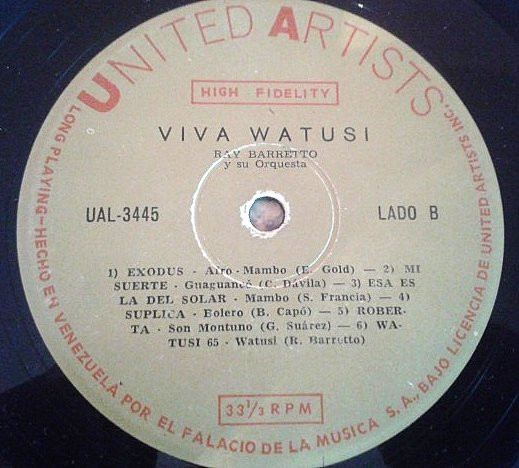 last ned album Ray Barretto - Viva Watusi