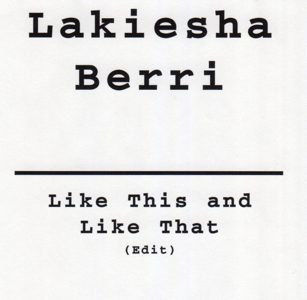 Lakiesha Berri - Like This And Like That | Releases | Discogs