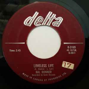 Ral Donner - Loveless Life album cover