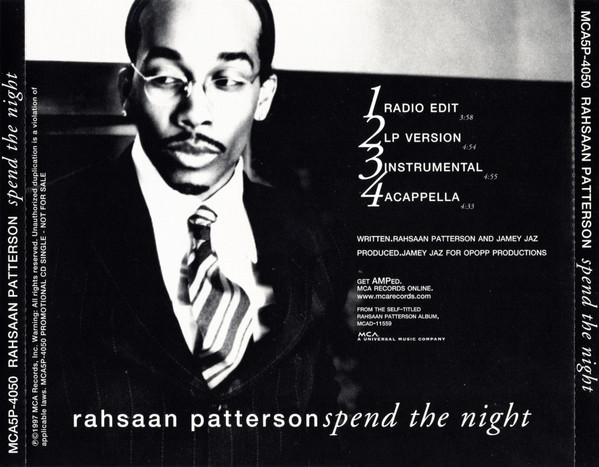 An Evening With Rahsaan Patterson