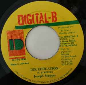 Joseph Stepper - Tek Education album cover