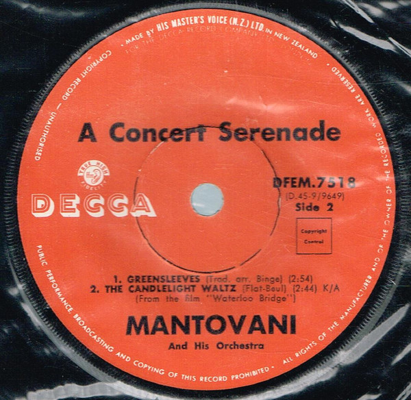 baixar álbum Mantovani And His Orchestra - A Concert Serenade
