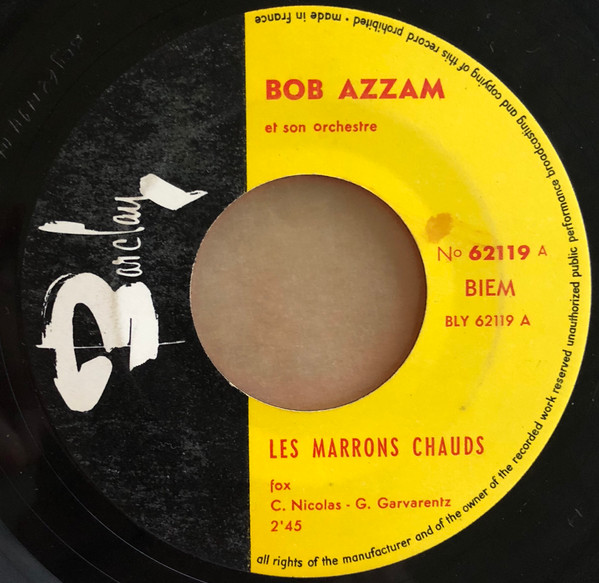 télécharger l'album Bob Azzam Et Son Orchestre - Les Marrons Chauds Confetti Conriandoli