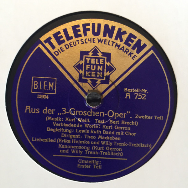 Album herunterladen Various - Aus Der 3 Groschen Oper