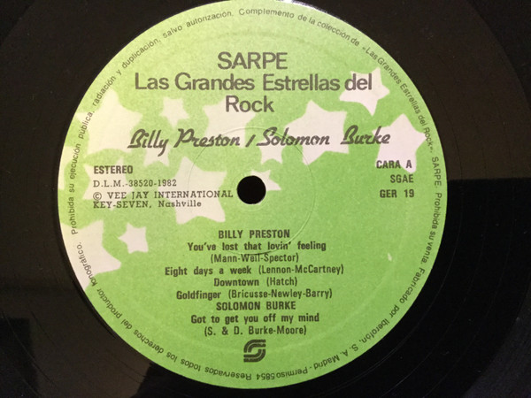 baixar álbum Billy Preston, Solomon Burke, John Lee Hooker - Las Grandes Estrellas Del Rock