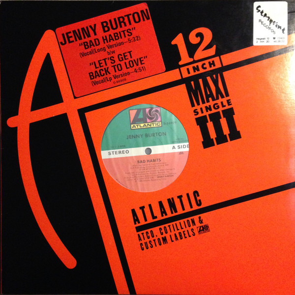 Jenny Burton Bad Habits Releases Discogs