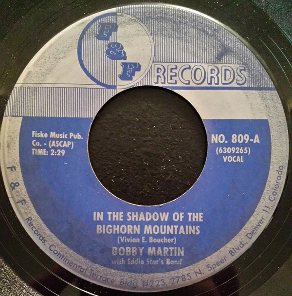 baixar álbum Bobby Martin With Eddie Star's Band - In The Shadow Of The Bighorn Mountains