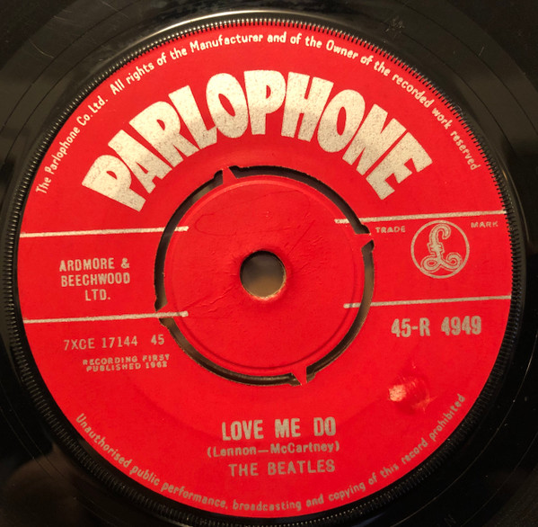 The Beatles – Love Me Do (1962, Vinyl) - Discogs