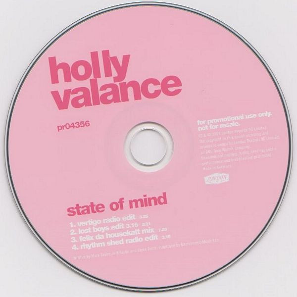 baixar álbum Holly Valance - State Of Mind Mixes
