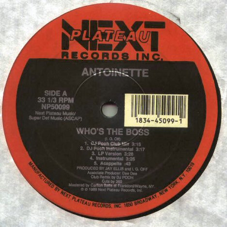 Antoinette - Who's The Boss | Releases | Discogs