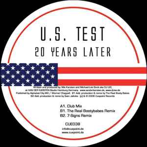 U.S. Test - 20 Years Later album cover