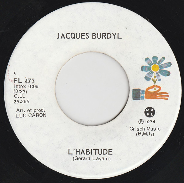 descargar álbum Jacques Burdyl - Quand Tu Liras Cette Lettre LHabitude
