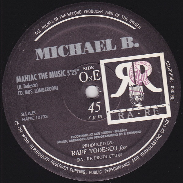 last ned album Michael B - Maniac The Music Maniac
