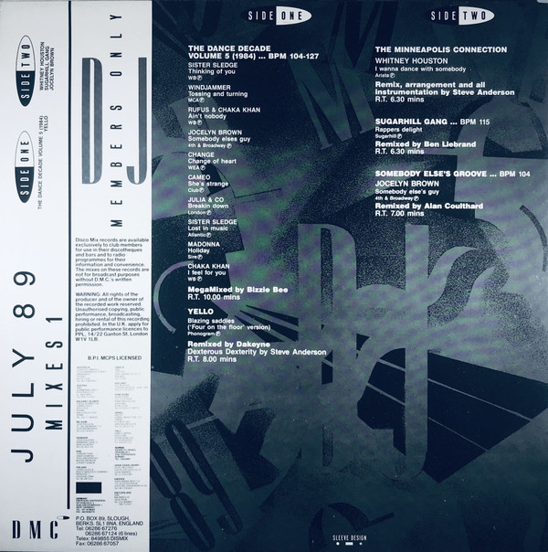 télécharger l'album Various - July 89 Mixes 1