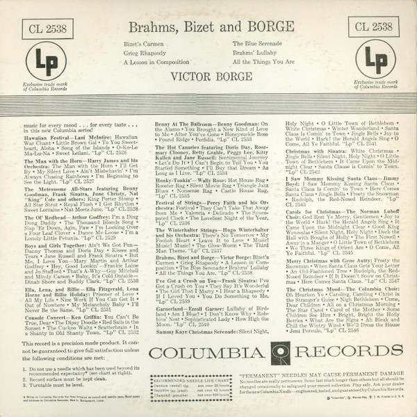 ladda ner album Victor Borge - Brahms Bizet And Borge