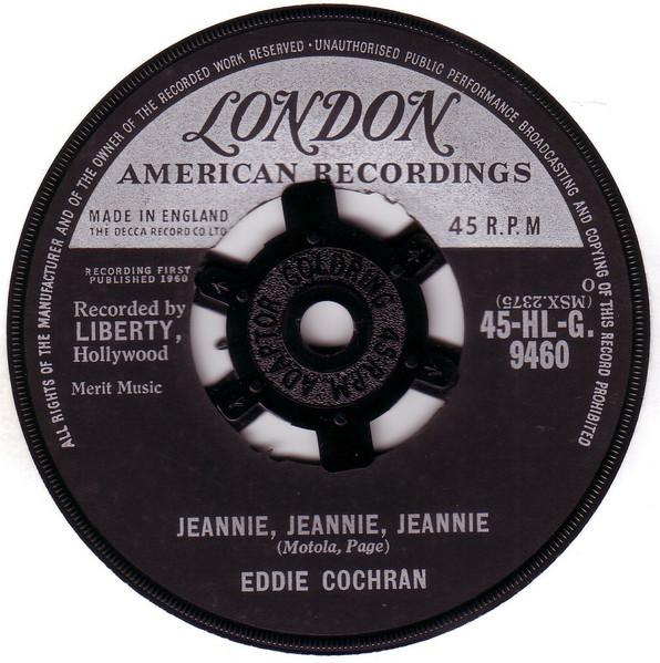 Eddie Cochran - Jeannie Jeannie Jeannie / Pocketful Of Hearts