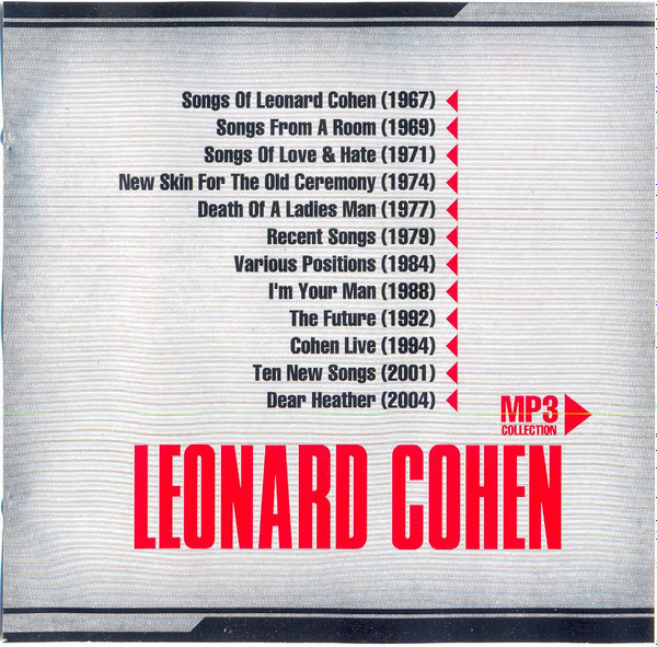 télécharger l'album Leonard Cohen - MP3 Collection