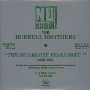 Burrell - The Nu Groove Years Part 1 1988-1992 album cover