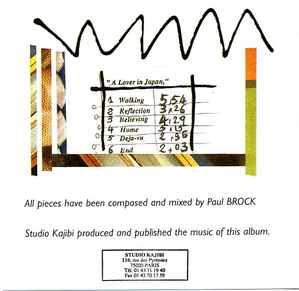 last ned album Paul Brock - A Lover In Japan