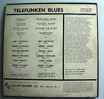 télécharger l'album Kenny Clarke - Telefunken Blues