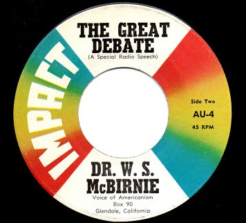 Album herunterladen Dr WS McBirnie - The Great Debate Of 1964